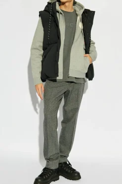 Moncler GREY Wool trousers
