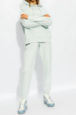 Moncler light blue Cotton sweatpants