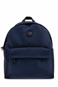 Moncler NAVY BLUE Backpack with logo