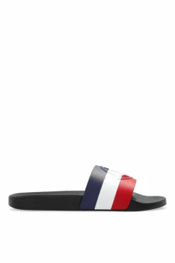 Moncler NAVY BLUE āBasileā slides