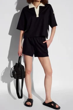 Moncler NAVY BLUE Cotton shorts