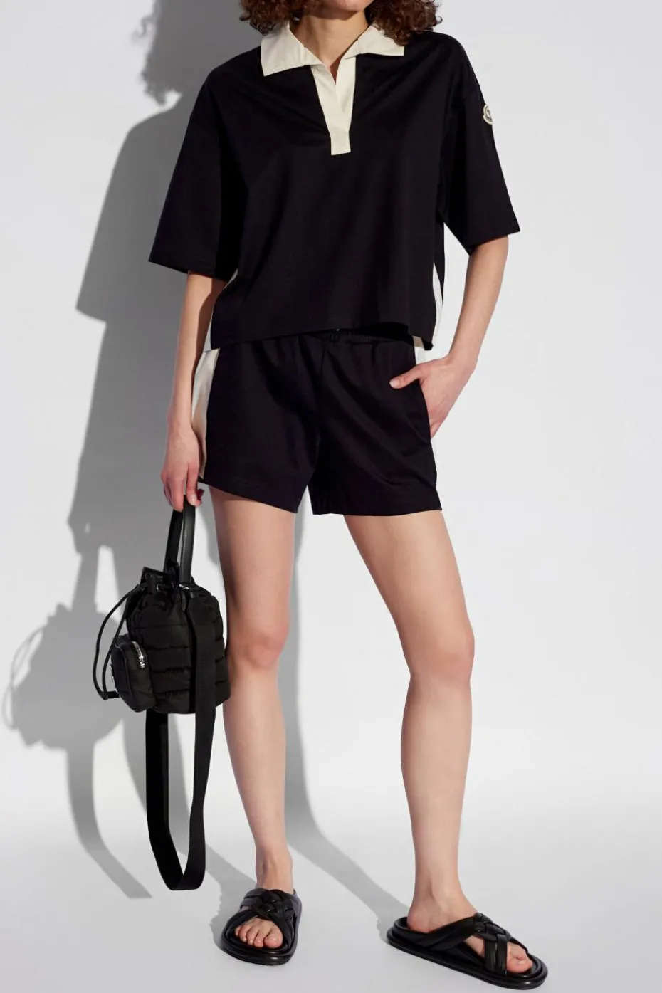 Moncler NAVY BLUE Cotton shorts