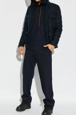 Moncler NAVY BLUE Down jacket Munt