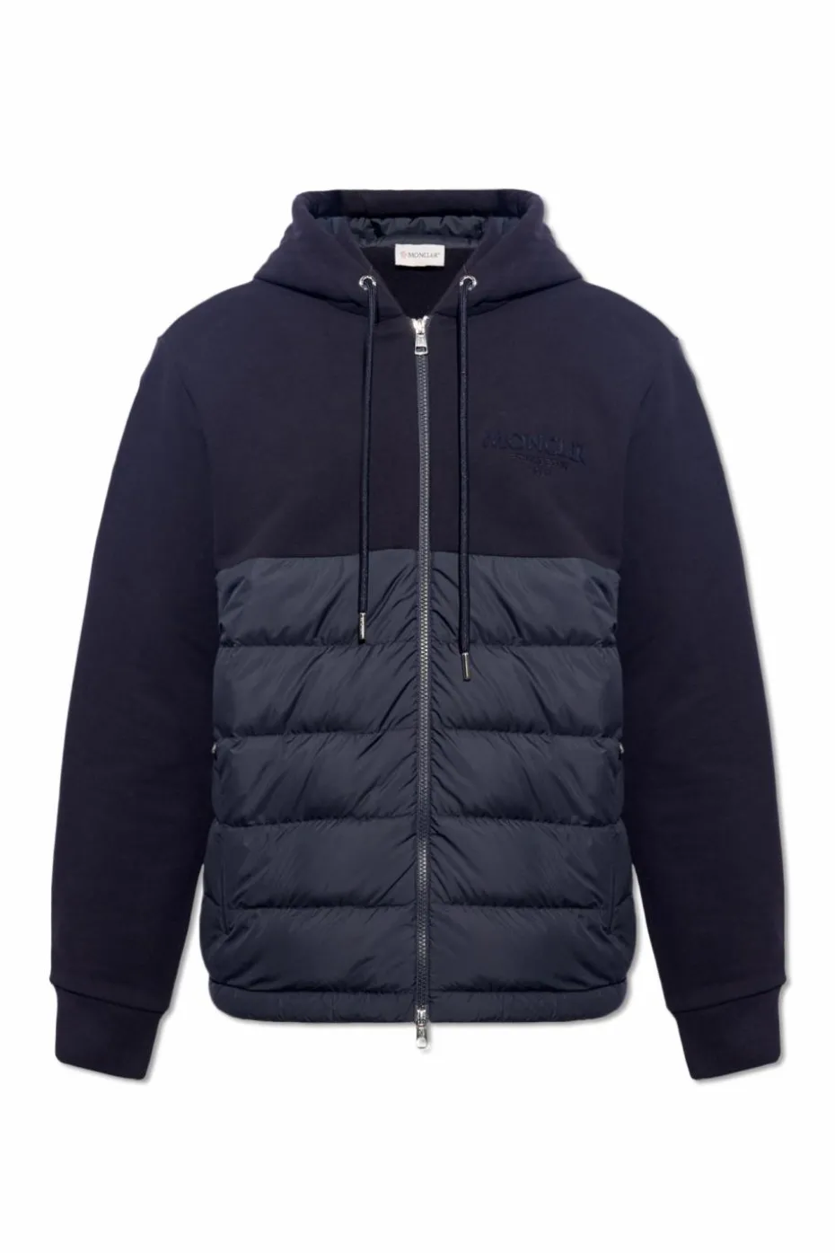 Moncler NAVY BLUE Hoodie with logo