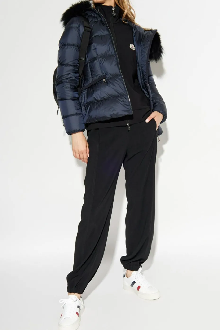 Moncler NAVY BLUE Jacket `Boed`