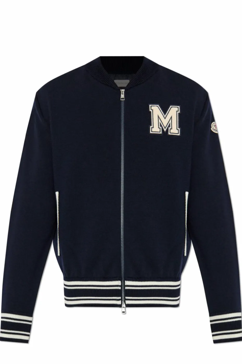 Moncler NAVY BLUE Jacket with logo