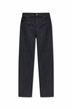 Moncler NAVY BLUE Jeans with logo