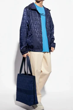 Moncler NAVY BLUE ‘Lepontine’ reversible jacket