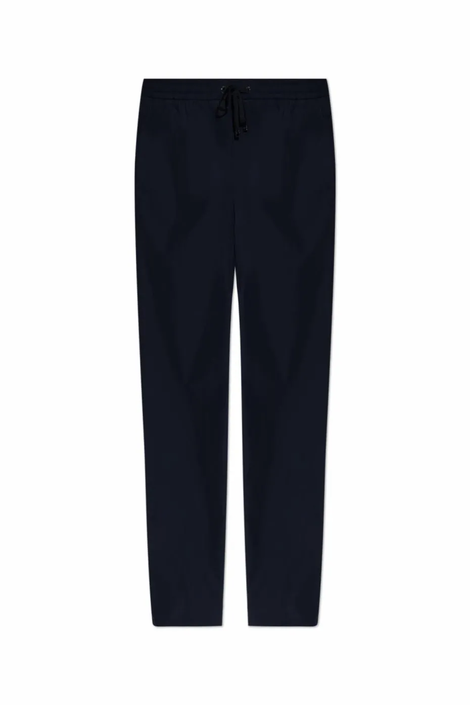 Moncler NAVY BLUE Loose-fitting nylon pants