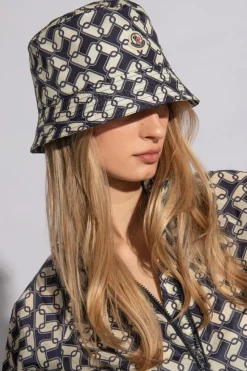 Moncler NAVY BLUE Patterned bucket hat