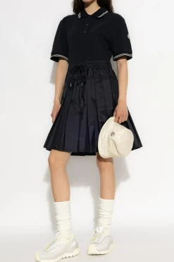 Moncler NAVY BLUE Polo dress