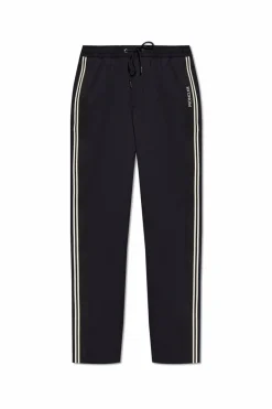 Moncler NAVY BLUE Side-stripe trousers