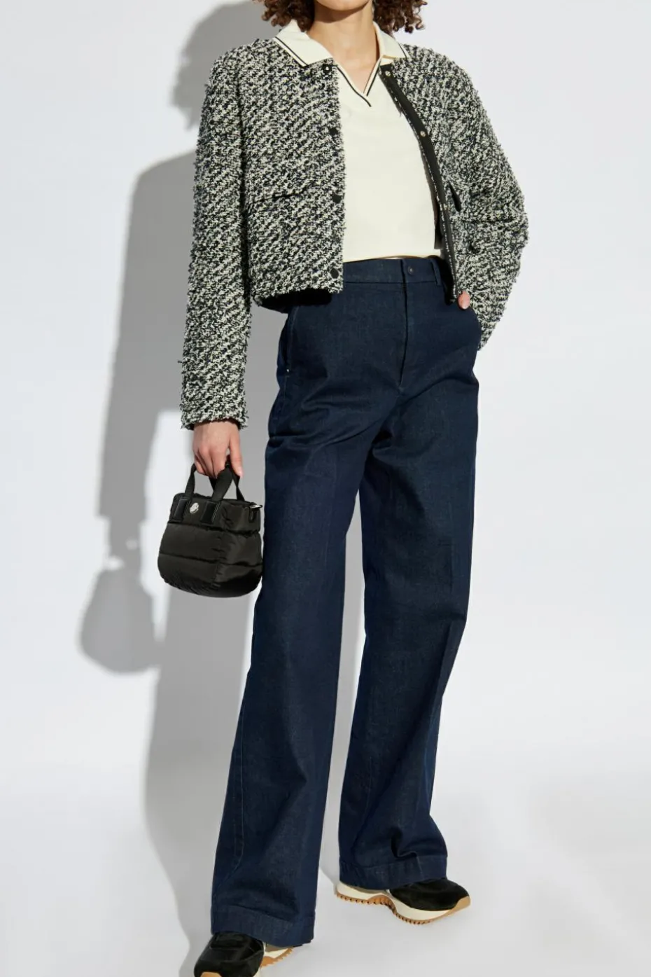 Moncler NAVY BLUE Straight cut jeans