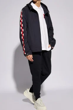 Moncler NAVY BLUE Sweatpants with logo