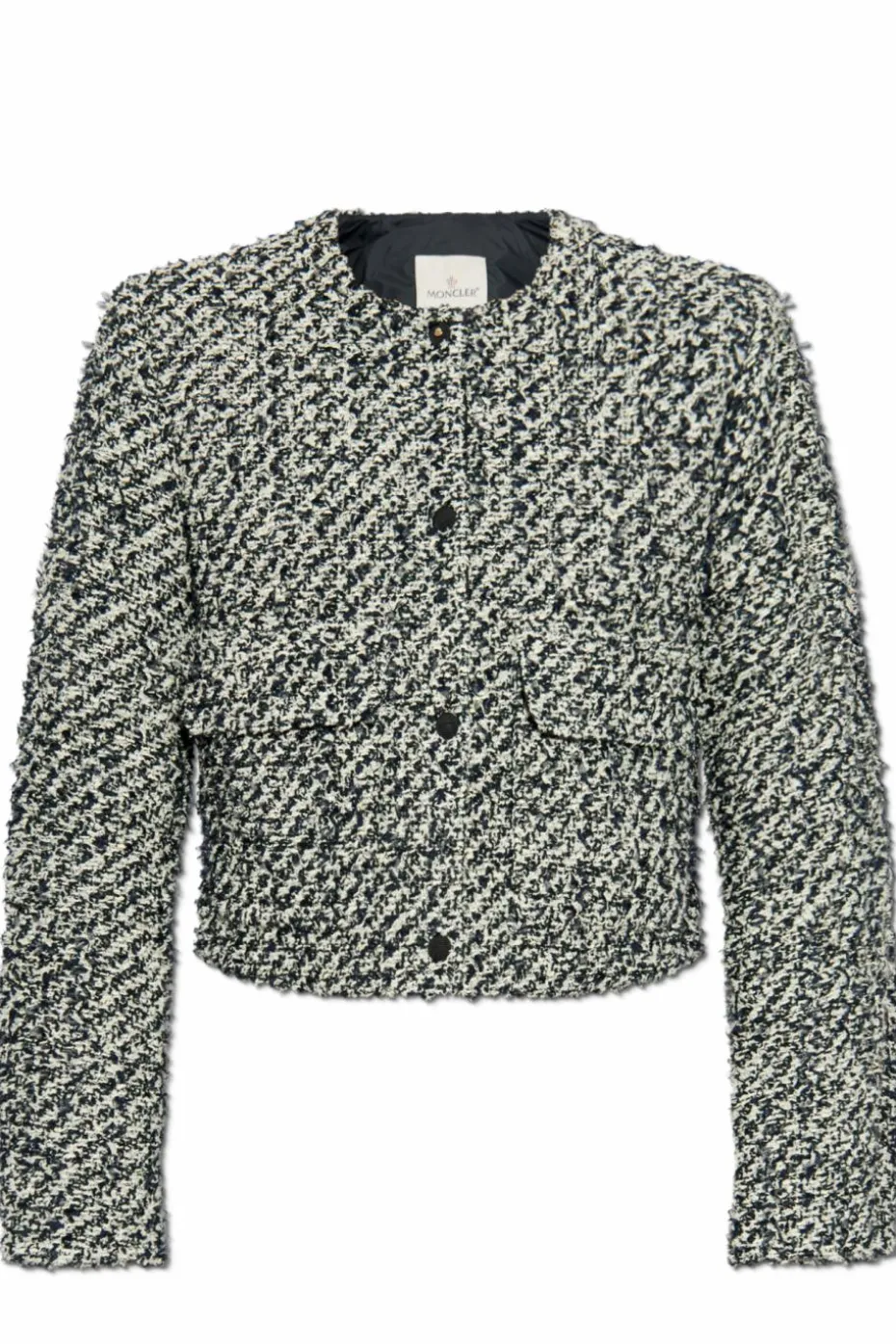 Moncler NAVY BLUE Tweed down jacket Duphin