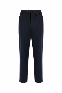 Moncler NAVY BLUE Wool pants