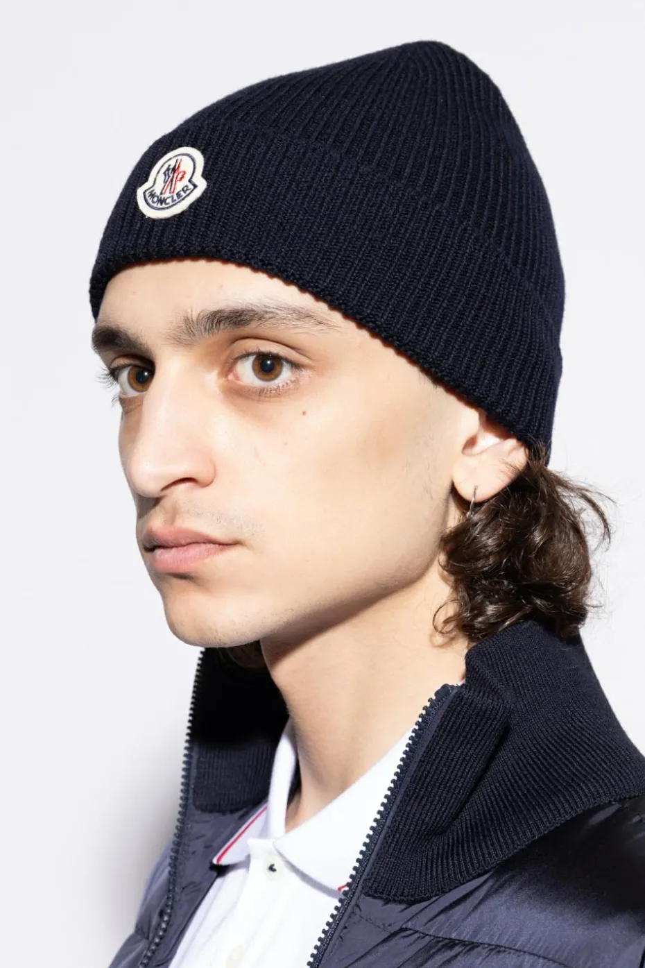 Moncler NAVY BLUE Woolen hat