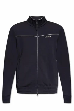 Moncler NAVY BLUE Zip-up sweatshirt