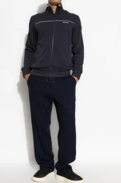 Moncler NAVY BLUE Zip-up sweatshirt