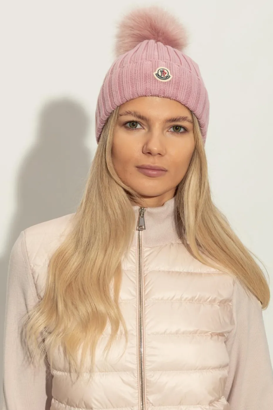 Moncler PINK Bobble hat