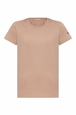 Moncler PINK Cotton T-shirt