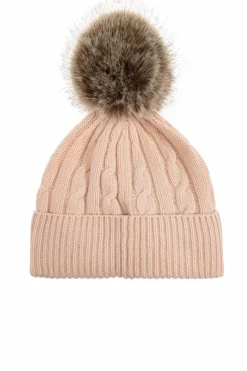 Moncler PINK Hat with Pom-pom
