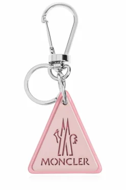 Moncler PINK Keychain with logo