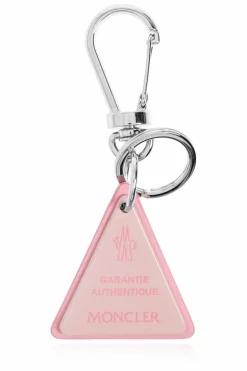 Moncler PINK Keychain with logo