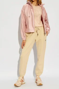 Moncler PINK T-shirt with logo