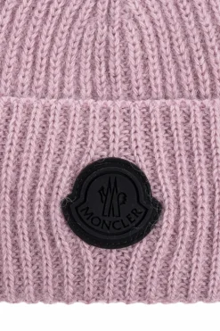 Moncler PURPLE Cap with logo patch