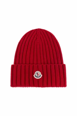 Moncler RED Wool beanie
