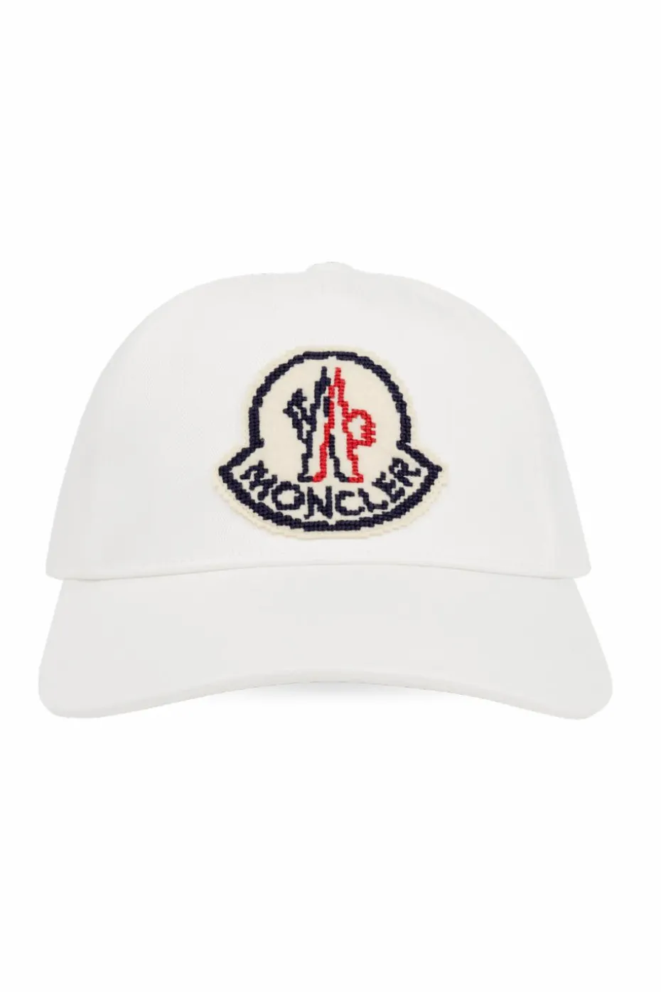 Moncler WHITE Cap with a visor