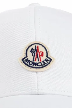 Moncler WHITE Cap with logo