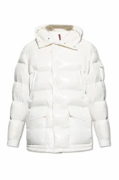 Moncler WHITE Down jacket Chiablese