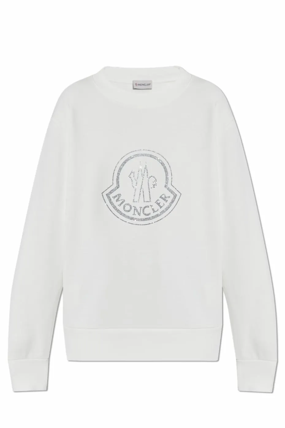 Moncler WHITE Oversize sweatshirt Maglia
