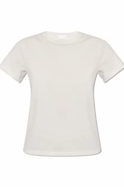 Moncler WHITE T-shirt with logo