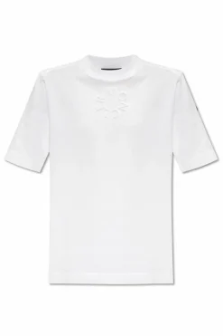 Moncler WHITE T-shirt with logo