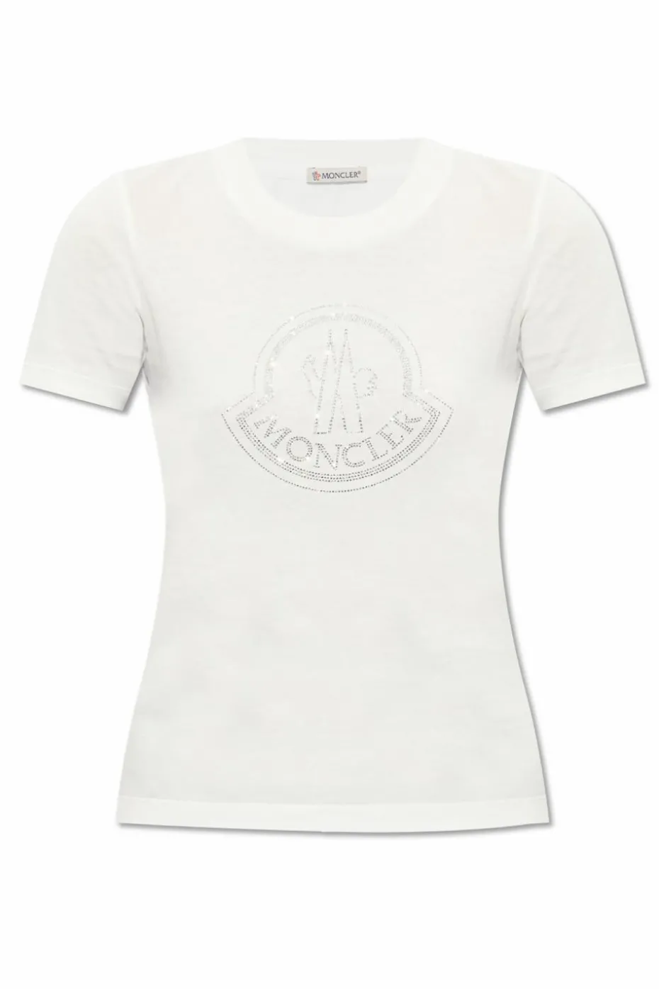 Moncler WHITE T-shirt with logo
