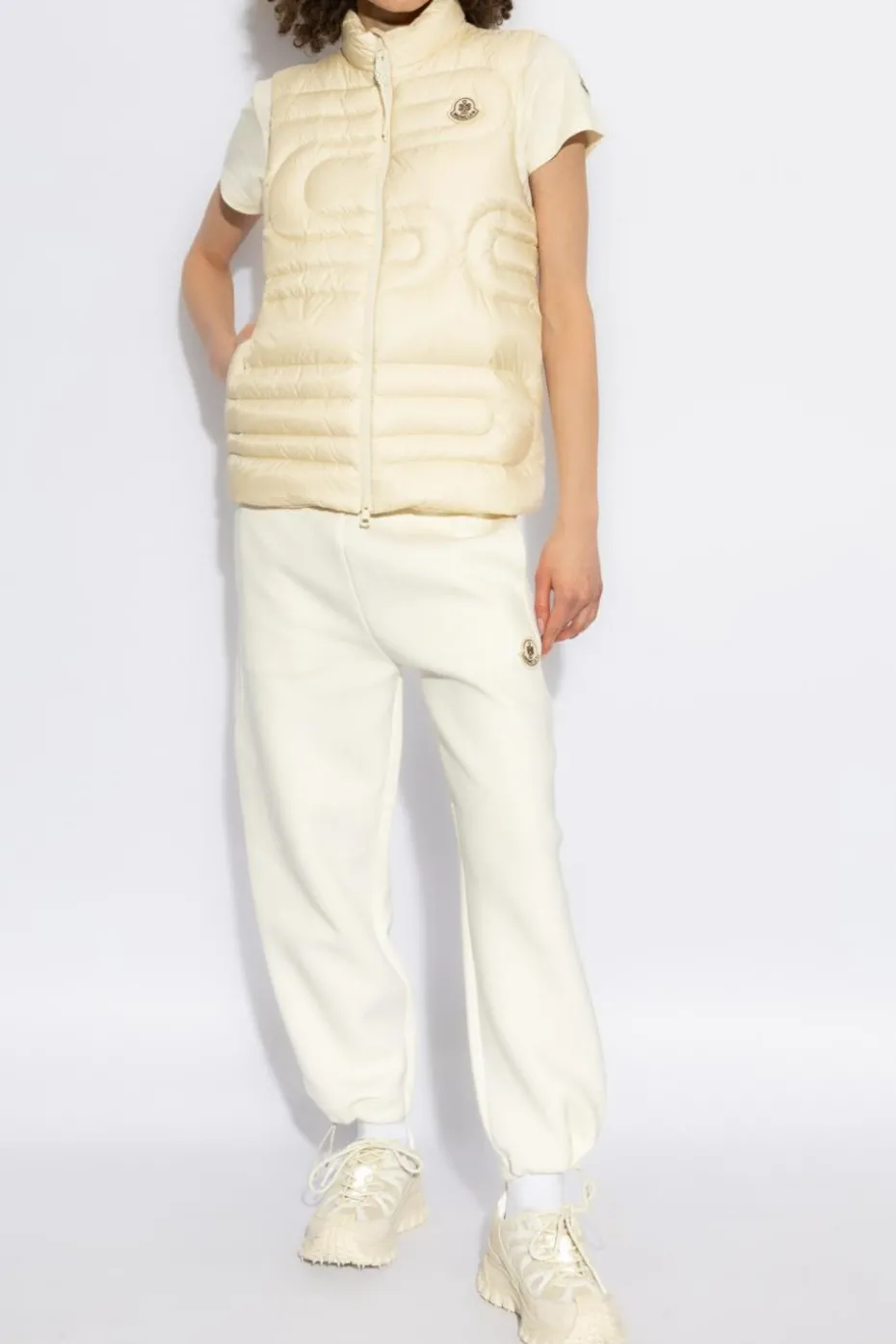 Moncler YELLOW Down vest Xihu