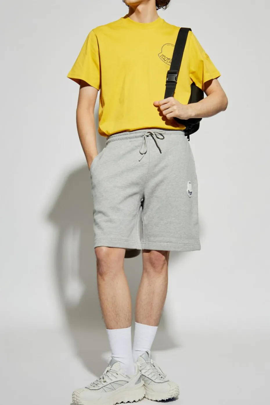 Moncler YELLOW T-shirt with logo