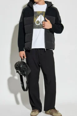 Moose Knuckles BLACK Hooded jacket