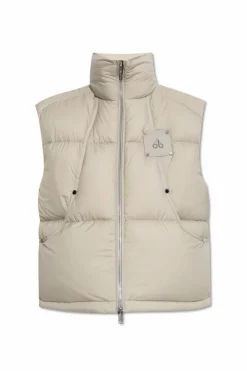 Moose Knuckles cream āAkaiā puffer vest