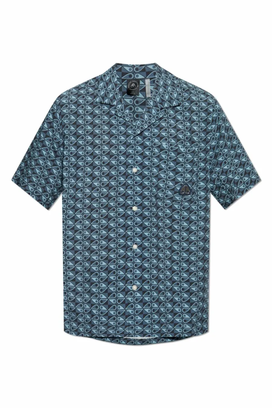 Moose Knuckles NAVY BLUE Monogram Shirt