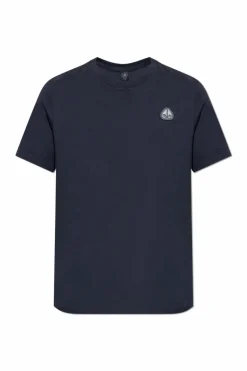 Moose Knuckles NAVY BLUE T-shirt Crescent