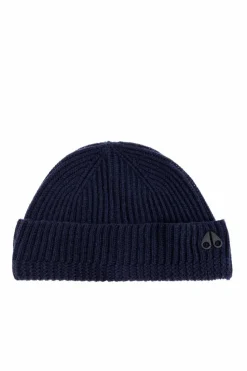 Moose Knuckles NAVY BLUE Wool beanie