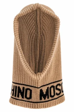 Moschino beige Hoodie with logo