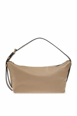 Moschino beige Leather shoulder bag