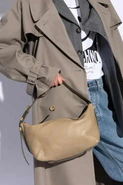 Moschino beige Leather shoulder bag