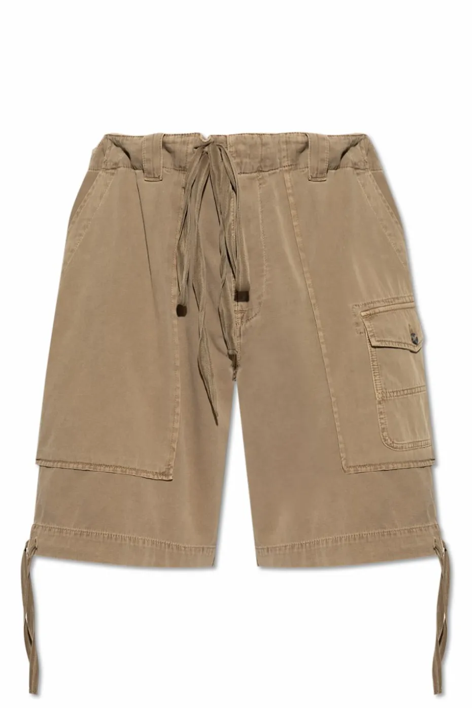 Moschino beige Logo shorts