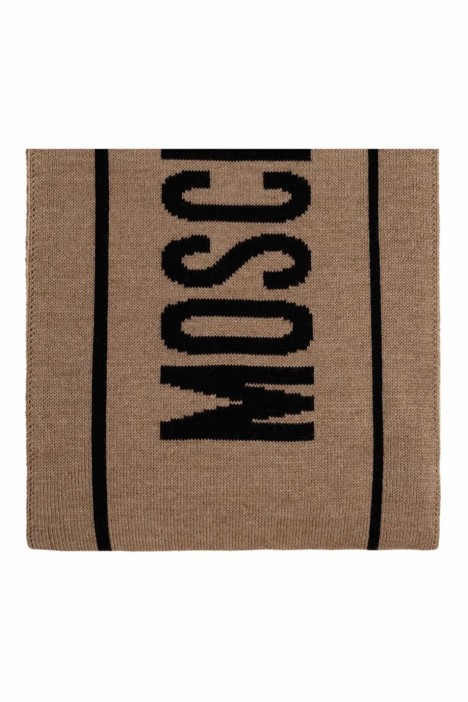 Moschino beige Scarf with logo
